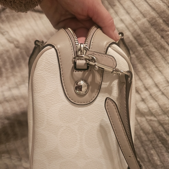 Coach varisty stripe mini Bennett satchel crossbody bag. - Picture 11 of 12